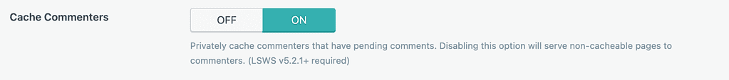 Litespeed Cache Commenters