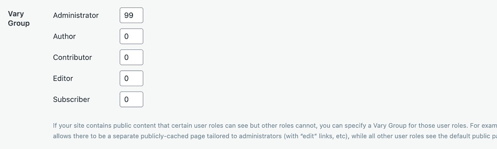Litespeed Cache ESI Vary Group