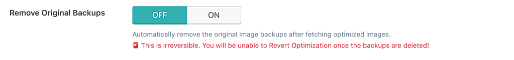 Litespeed remove original backups
