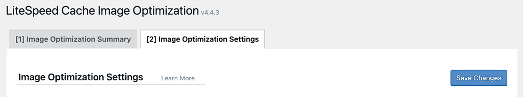 Litespeed Cache Image Optimization Settings