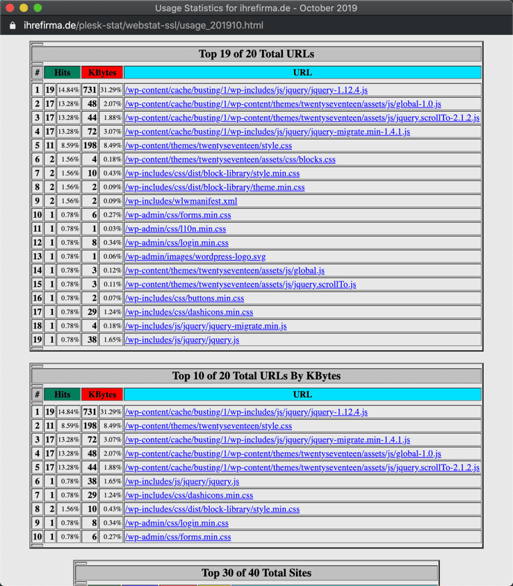 webstatistik-webalizer-top20