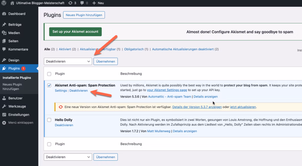 wordpress-backend-plugins-deaktivieren - webhoster.de AG