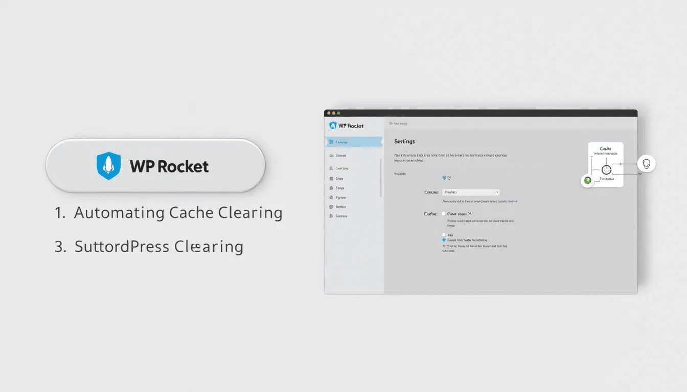 Automatisierte Cache-Leerung in WordPress mit WP Rocket.