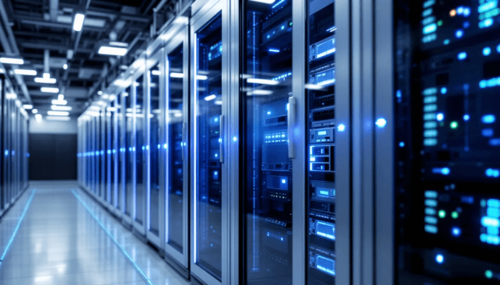 Ein datenbankserver wird dargestellt, der als zentraler Knotenpunkt für die Speicherung und Verwaltung von Daten in einem Unternehmen dient. Die Abbildung zeigt die Hardware und Software, die für die Ausführung von SQL-Server-Anwendungen und Datenbankanwendungen verwendet werden.